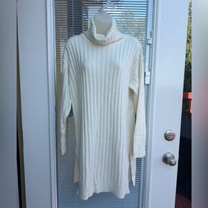 White Turtleneck Sweater